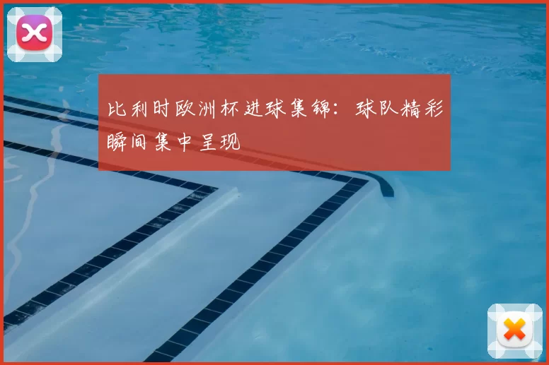 比利时欧洲杯进球集锦:球队精彩瞬间集中呈现